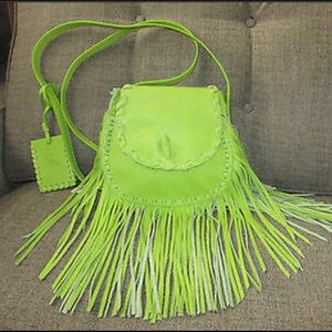 Ralph Lauren Polo Fringed Crossbody Bag